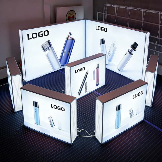 Aluminum LED Light Boxes Durable & Waterproof Made in China Advertising Trade Show Backlight Walls Promotional Use Various Sizes