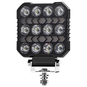 Feux de tracteur LED 4 pouces 30V, feux de brouillard tout-terrain, feux de travail carrés LED pour JEEP, camions, véhicules tout-terrain, équipements, bateaux - Product Image 2