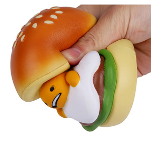 Pu Foam Burger <b>Squishy</b> Toy Slow Rebound Fidget Stress Relief For Kids 5 7 Years Unisex Gift - Product Image 1
