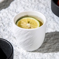Tasse à expresso en céramique texturée sable japonaise de 150 ml pour accessoire de thé Kung Fu