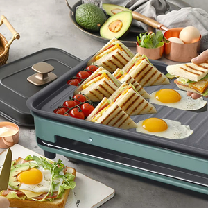 Factory Customized Multi-Function <b>Electric</b> Grill Smokeless Non-Stick Commercial <b>BBQ</b> with Detachable Parts - Product Image 2