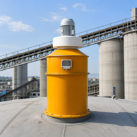Silo-Staubabscheider Beutelfilter mit Druckluftreinigung für Zementsilos und Betonmischanlagen 24m2