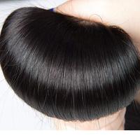 Extrémités épaisses Long 26 28 30 32 34 36 pouces Brésilienne Vierge Faisceaux de Cheveux Alignés Cuticule 100% Doubles Prolongements Dessinés de Cheveux