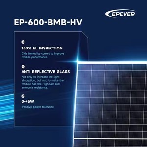 <span class=keywords><strong>EPEVER</strong></span> <span class=keywords><strong>5KW</strong></span> 10KW 15KW 20KW hors réseau Plusieurs types de batteries solaires pour panneaux solaires Système solaire complet pour usage domestique - Product Image 5