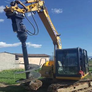 Macchina Idraulica per Palificazione a Spirale Lunga, Impianto di Perforazione Rotante Multifunzionale con Motore <span class=keywords><strong>Diesel</strong></span>, Battipalo per Costruzioni - Product Image 3