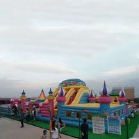 Structure de jeu gonflable personnalisée en PVC écologique, parcours d'obstacles, labyrinthe, 2000x1500, structure de jeu pour enfants, installation facile