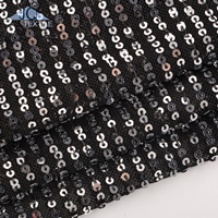 Sacs en tissu maille élastique respirant en polyester enduit de PVC à bande droite de 3 mm, brodés de paillettes brillantes et de sequins, pour la mode
