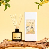 Diffuseur de parfum d'ambiance de luxe 50 ml 120 ml 200 ml, grand flacon unique avec bâtonnets en bambou