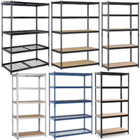 Système d'étagères en acier robuste certifié ISO 250kg/capacité de couche étagère modulaire en métal pour le stockage logistique en entrepôt