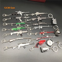 Usine directe créative 98K sac à trois niveaux casserole mousqueton en métal porte-clés nouveaux accessoires de jeu manger du poulet porte-clés