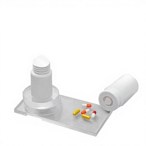 Tapa de Rosca de Plástico Blanca a Prueba de Niños para Uso Farmacéutico - Product Image 1