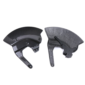 Pour BMW S1000RR M1000RR <span class=keywords><strong>S1000R</strong></span> M1000R M1000R 2020 2021 <span class=keywords><strong>2022</strong></span> 2023 2024 3K 100% panneaux latéraux de garde-boue avant de moto en Fiber de carbone sèche - Product Image 2