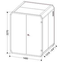 Grande cabine insonorisée modulaire intérieur extérieur bureau Pod à vendre cabine de réunion de réduction du bruit