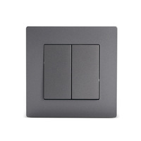 Offre Spéciale – Interrupteur Mural Double Type 86 Norme UE, Commande Unidirectionnelle ou Bidirectionnelle, Panneau PC Encastré, 250V