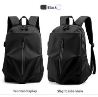 Sac à dos avec port USB pour ordinateur portable - Version coréenne tendance, sac d'école pour étudiants