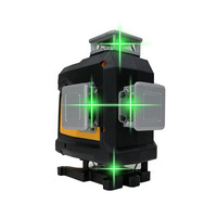 Niveaux laser 16 lignes de qualité industrielle Niveau laser rotatif vertical horizontal à nivellement automatique à faisceau vert