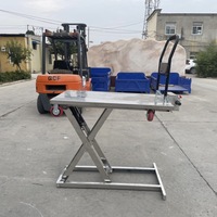 仓库和工厂用多功能自动升降剪式平台车