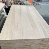 Tablas de Madera Maciza de Paulownia Natural Blanqueable de 4x8 pies para Fabricación de Ataúdes