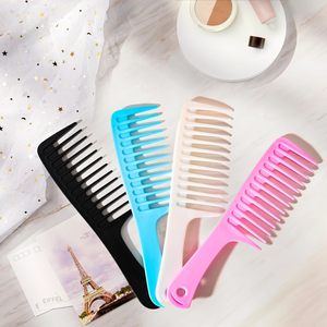 Factory Direct Sales Plastic Wide Tooth <b>Comb</b> High Quality Home Hair <b>Comb</b> Custom logo Hairdressing <b>Comb</b> - Product Image 5