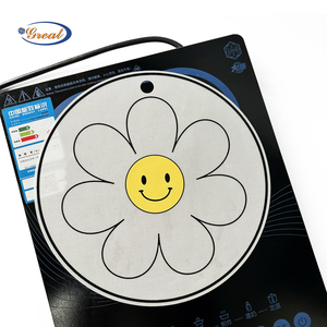Tapis de protection en silicone pour plaque de cuisson à induction, épaisseur 0,4 mm/0,7 mm, rond, 260 mm, tapis isolant thermique en silicone pour la cuisine à domicile - Product Image 2