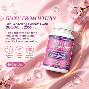 Cápsulas Blanqueadoras de Piel WinsTown Glutathione 2000mg, Anti Hiperpigmentación, Eliminan Manchas Oscuras, Suplemento Dietético para Aclarar la Piel - Product Image 3