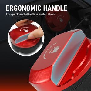 Vis de bouchon de remplissage de carburant en aluminium BEVINSEE pour VW pour Golf 5 6 Jetta GLI Audi A1 A3 pour <span class=keywords><strong>Porsche</strong></span> 911 996 997 1J0201550A 1J0201550AS - Product Image 4