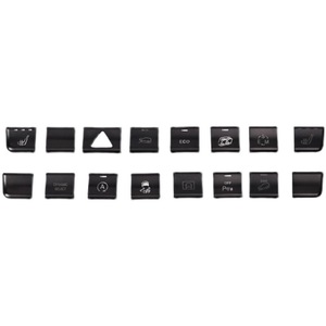 Pegatinas de botones multifunción para consola central de coche Mercedes-Benz, cubierta decorativa autoadhesiva de PVC para GLA200 CLA260 - Product Image 2