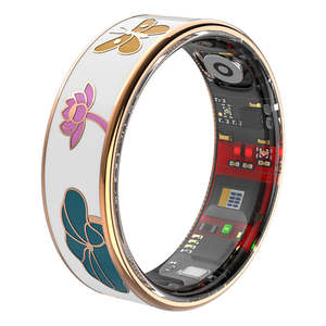 Anillo Inteligente con Esmalte Artesanal, Monitor de Actividad Física, Reloj Despertador, Resistente al Agua 5ATM, Oxígeno en Sangre, Sueño, Deporte, Pantalla OLED, 5-10 Días de Duración de la Batería - Product Image 4