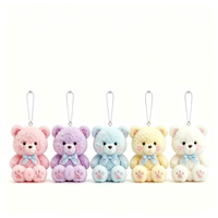 Porte-clés en peluche mignon, pendentif animal personnalisé, poupée en peluche rembourrée en coton PP, verni UV, vente en gros Jaimitoys