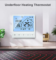 Thermostats carrés flexibles OEM pour systèmes de chauffage hospitaliers |   Contrôleur manuel/programmable/WiFi