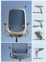 Nouvelle Chaise de Bureau Ergonomique Premium en Maille, Pivotante, pour Direction et Exécution, Idéale pour Hôpitaux et Showrooms
