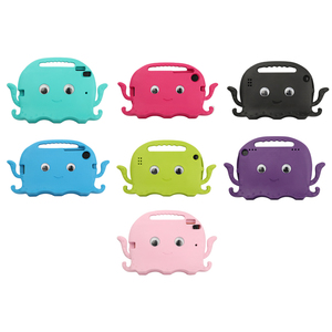 Étui pour <span class=keywords><strong>tablette</strong></span> EVA pour iPad 10.2/10.5 Couverture arrière souple antichoc pour <span class=keywords><strong>Samsung</strong></span> <span class=keywords><strong>Tab</strong></span> A 8.0/8.4/10.1 pouces étui de dessin animé EVA poulpe - Product Image 6