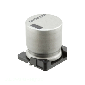 ตัวเก็บประจุแบบติดผิวหน้า (Surface Mount) ยี่ห้อ Manufacturer Channel รุ่น 3.3 uF UUJ2W3R3MNQ1ZD  ชนิดอลูมิเนียม (CAP ALUM) ความจุ 3.3UF ค่าความคลาดเคลื่อน 20% แรงดัน 450V แบบ SMD - Product Image 1