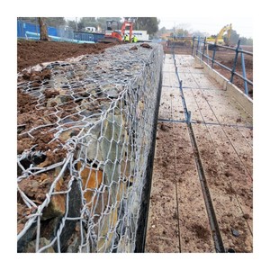 Galfan Woven <strong>Gabion</strong> Retaining Walls Blocks 200x100x50mm 95%ZINC + 5% ALU <strong>Gabion</strong> <strong>Box</strong> <strong>Gabion</strong> Basket Stone Cage - Product Image 6