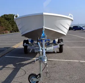 Bateau canot en aluminium de petite taille 4m pour pêche en mer bateau à rames