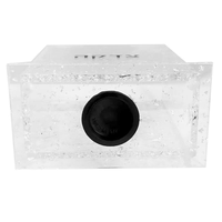 Boîte de dons en acrylique personnalisée pour la collecte de monnaies et de billets, style Judaica juif, pour la charité et la Tsedaka