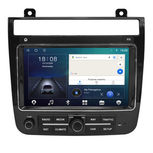BAIDAYU Autoradio con Schermo Touch IPS da 8 Pollici, GPS Integrato, WIFI, Carplay, Android Auto per Cruscotto VW <span class=keywords><strong>Touareg</strong></span> 2011-2017 - Product Image 1