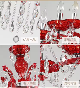 Adjustable Height Raindrop <b>Crystal</b> Glass Beads colorful blue <b>crystal</b> <b>Chandelier</b> for living room - Product Image 5