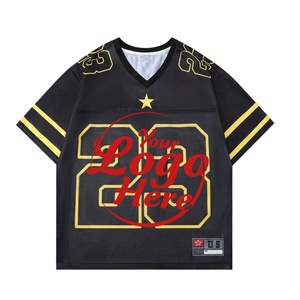 เสื้อฟุตบอลคอกลมแขนสั้นสำหรับผู้ชาย ทรงปกติ ผ้าถัก 100% คอตตอน แห้งเร็ว ระบายอากาศได้ดี พิมพ์ลายแบบซับลิเมชั่น - Product Image 6