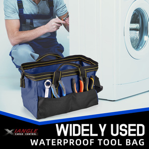Heavy Duty 13" 600d Oxford Fabric Canvas <b>Tool</b> Organizer <b>Bag</b> Custom Logo Waterproof Electrician <b>Tool</b> <b>Bag</b> for Men Carpenter - Product Image 3