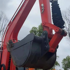 Excavatrice Kubota U48-5 d'occasion d'origine japonaise, faible nombre d'heures de fonctionnement, rotation de la queue ultra-courte, vendue à bas prix - Product Image 3