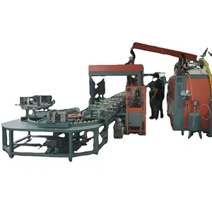 PU moulding pouring machine for safety shoe sandal lady shoe footwear manufacture equipment automatic