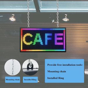 Letrero LED para tienda P10, exterior, impermeable, a todo color, con control Wifi, pantalla de texto desplazable, pantalla SMD de alto brillo, 110V 220V - Product Image 1