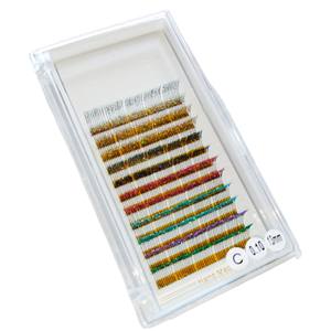 Pestañas Postizas Personalizadas de 0.15mm de Grosor, Marca Privada, Hechas a Mano, Volumen Completo, con Brillo/Pluma, Individuales, de Visón Sintético, para Uso en Salones de Belleza - Product Image 1