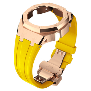 Venta al por mayor para Gshock Ga2100 correa de reloj de goma de roble MODIFICACIÓN DE Metal Mod Kit caja de reloj de acero inoxidable para cubierta de correa <span class=keywords><strong>Casio</strong></span> - Product Image 4