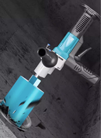 Perceuse à diamant sans balais portative pour le forage à l'eau, machine de perçage diamanté de qualité industrielle, utilisation sèche et humide, pour l'ouverture de trous