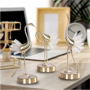 Luxury Accessories House Decoration Living Room White Metal Ornaments Other Decor Kid Decorations For Home