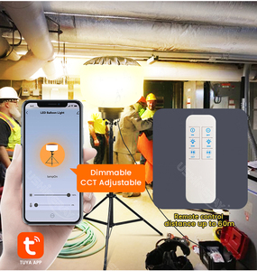 Tour d'éclairage gonflable télescopique d'extérieur pour mariage, fête, camping, événement, tournage de films, avec ballon lumineux LED et trépied - Product Image 2