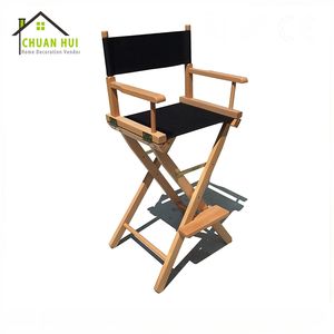 Venta al por mayor personalizado OK muestra dormitorio exterior plegable Metal barato playa Kamp Sandalyesi Director silla hecha de madera - Product Image 3