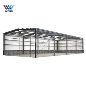 Factory direct selling Quick build Seismic steel structures construction for industrial shed